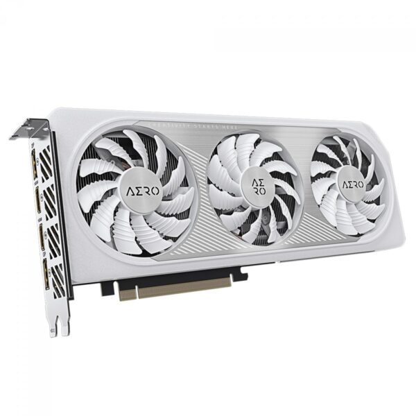 Placa de Vídeo Gigabyte NVIDIA GeForce RTX 4060 AERO OC, 8GB, GDDR6, DLSS, Ray Tracing, GV-N4060AERO OC-8GD - Imagem 3