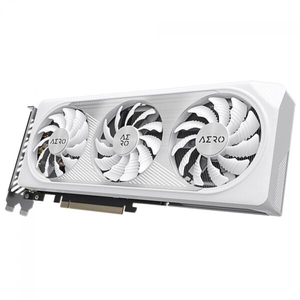 Placa de Vídeo Gigabyte NVIDIA GeForce RTX 4060 AERO OC, 8GB, GDDR6, DLSS, Ray Tracing, GV-N4060AERO OC-8GD - Imagem 2