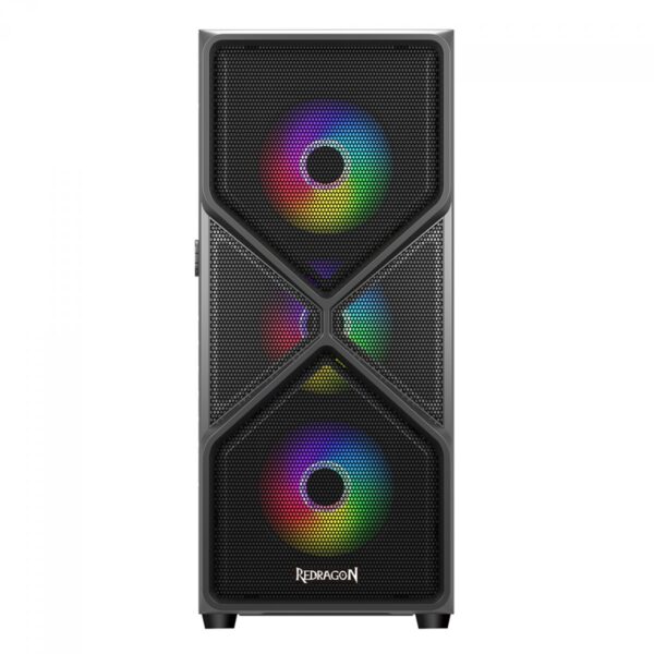 Gabinete Gamer Redragon Superion, Mid Tower, Vidro Temperado, Black, ATX, Sem Fonte, Sem Fan, GC-MB211 - Imagem 3