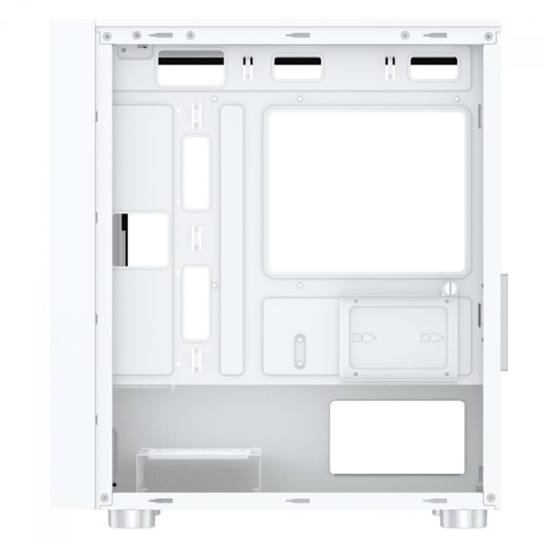 Gabinete Gamer SuperFrame Wind, Mid Tower, Vidro Temperado, M-ATX, White, Sem Fonte, Com 3 Fans - Imagem 6