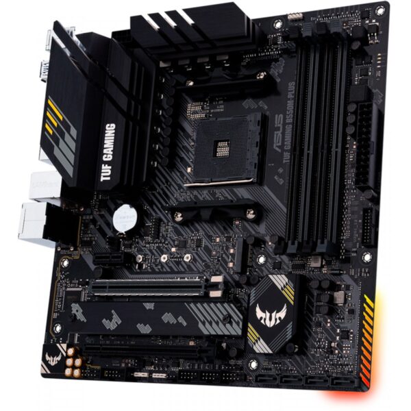 Placa Mãe Asus TUF Gaming B550M-Plus, Chipset B550, AMD AM4, mATX, DDR4 - Imagem 4