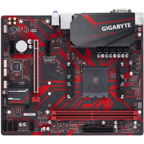 Placa Mãe Gigabyte B450M Gaming, Chipset B450, AMD AM4, mATX, DDR4 - Imagem 4